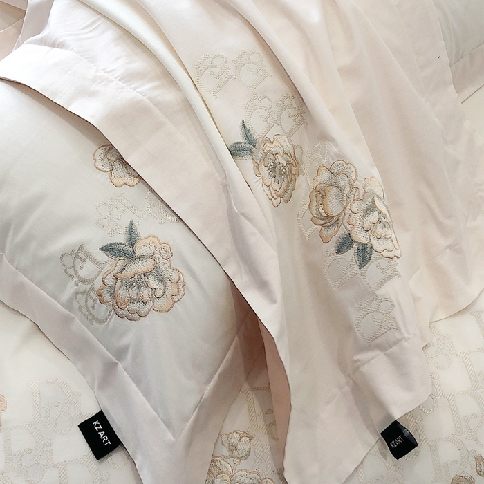 91家纺网 家纺一手货源 找家纺 （总）卡姿家纺 2024春夏优雅刺绣— 奥丽芙