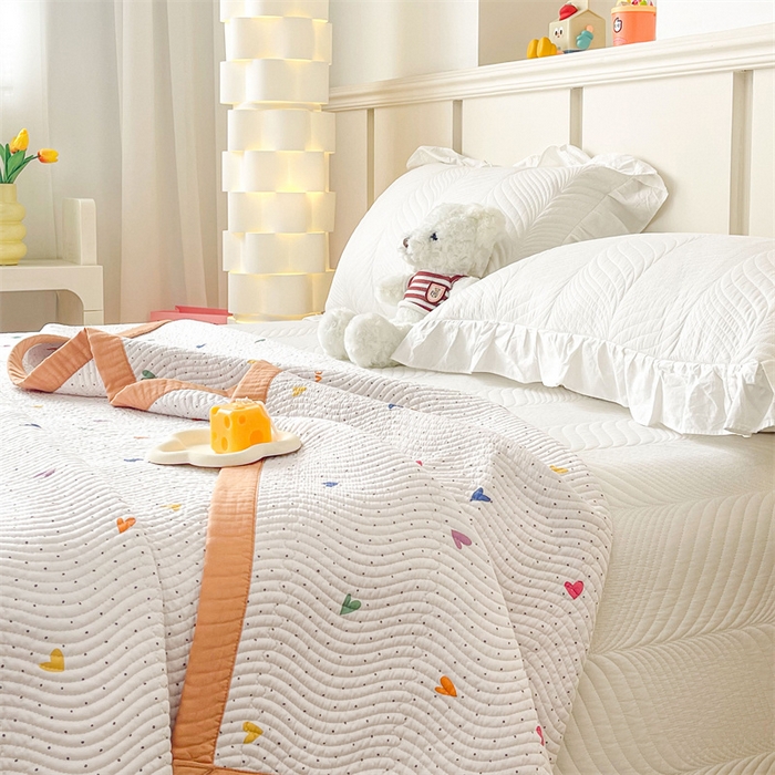 91家纺网 家纺一手货源 找家纺 OL家纺 2024新款单品天丝双面直角床盖 七彩星空