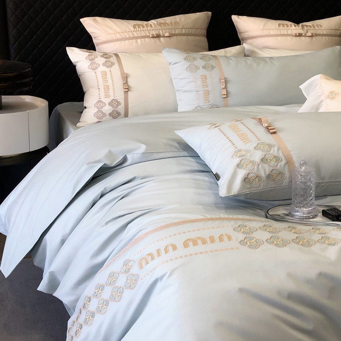 91家纺网 家纺一手货源 找家纺 2024款春夏优雅刺绣—梵雅 梵雅蓝