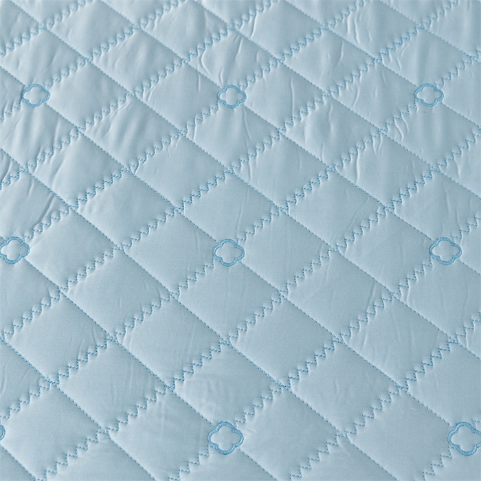 91家纺网 家纺一手货源 找家纺 OL家纺 2024新款单品天丝纯色床笠 天蓝