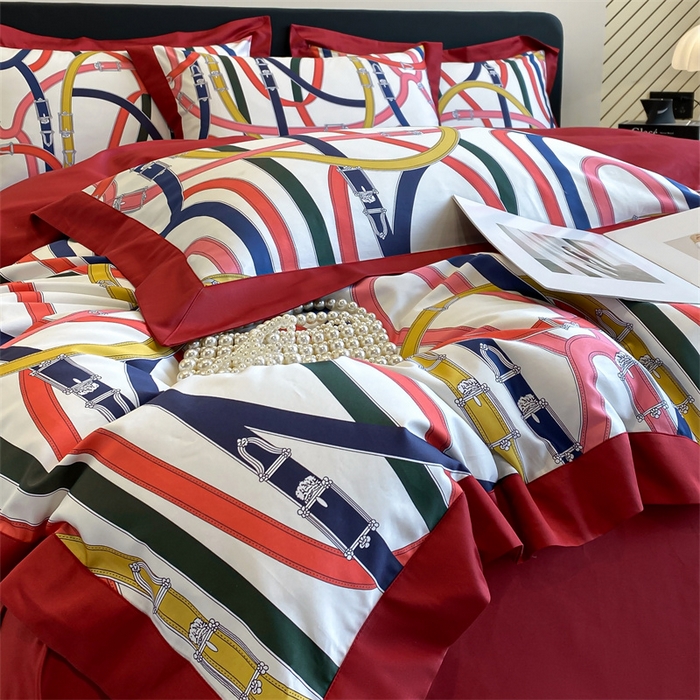 91家纺网 家纺一手货源 找家纺 蓝米卡夫 2024新品-A类100支全棉活性数码拼角款-艾芙琳系列 艾玛