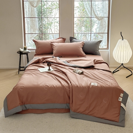 91家纺网 家纺一手货源 找家纺 （总）U被 2025新款水洗棉麻夏凉被-实拍图