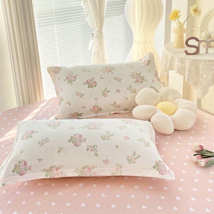 91家纺网 家纺一手货源 找家纺 珂博家纺 2024新款轻柔感全棉印花单全棉被套 花团锦簇