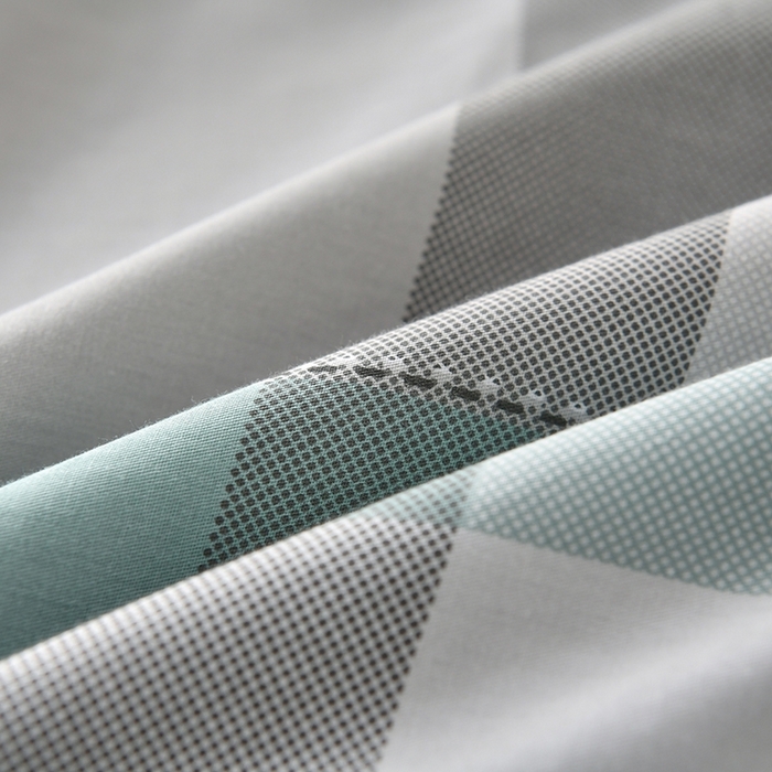 91家纺网 家纺一手货源 找家纺 珂博家纺 2024新款轻柔感全棉印花单全棉被套 花岗岩绿