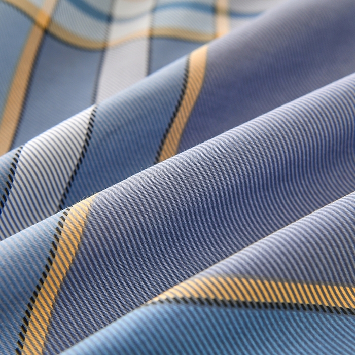 91家纺网 家纺一手货源 找家纺 珂博家纺 2024新款轻柔感全棉印花单品四件套系列-单床单单床笠 月光岩石