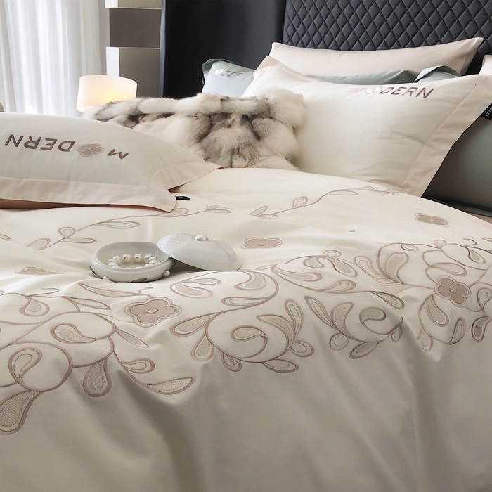 91家纺网 家纺一手货源 找家纺 2024春夏优雅刺绣—阿露莎 阿露莎白