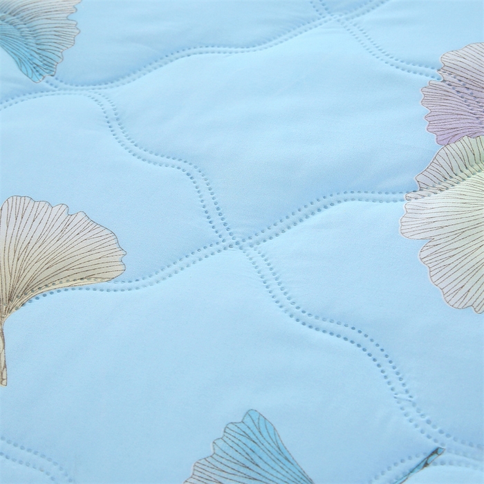 91家纺网 家纺一手货源 找家纺 爱派 2024直播爆款印花水洗棉夏被夏凉被空调被被子被芯 银杏