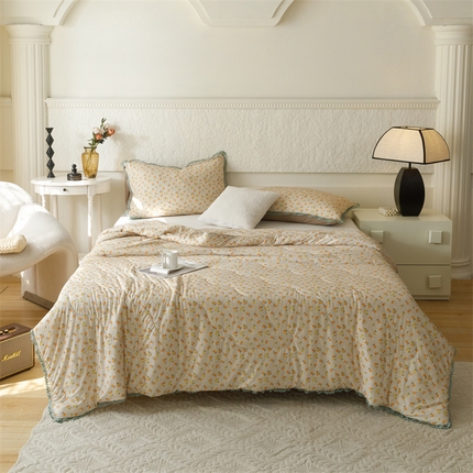 91家纺网 家纺一手货源 找家纺 （总）有货2024新款氨纶凉感丝印花夏被空调被