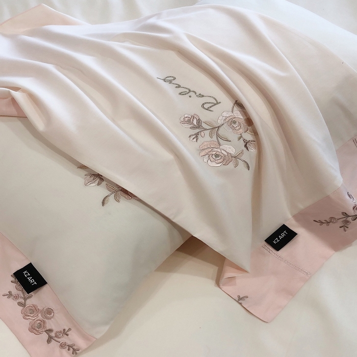 91家纺网 家纺一手货源 找家纺 2024春夏优雅刺绣— 莎莉 莎莉白