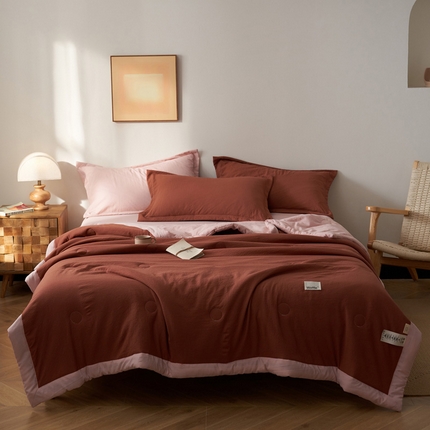 91家纺网 家纺一手货源 找家纺 （总）U被  2025新款【轻盈透气】泡泡纱夏凉被