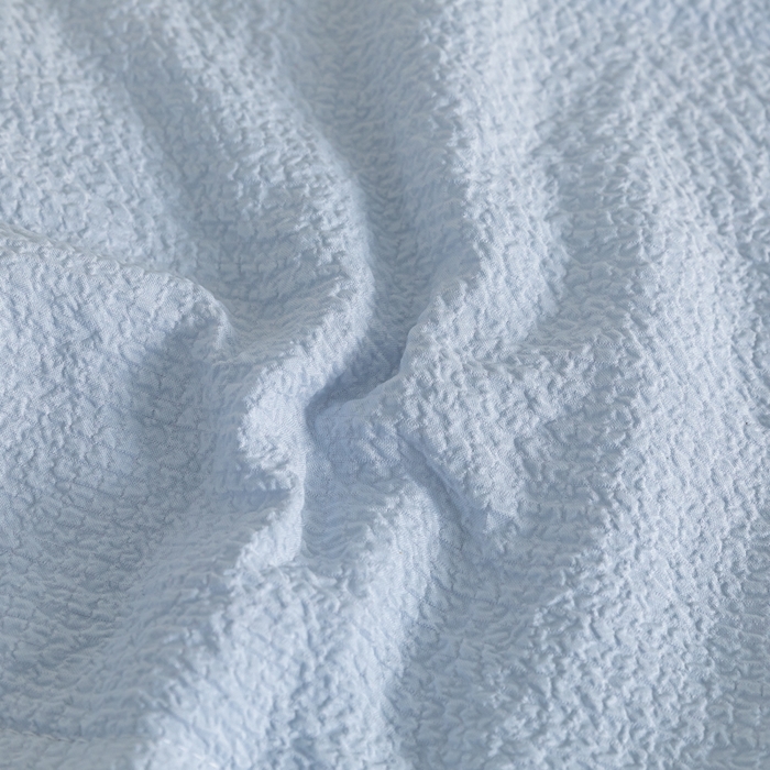 91家纺网 家纺一手货源 找家纺 梦初语 2024新款泡泡棉解压小气囊夏被 蓝色