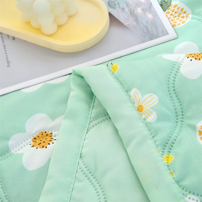 91家纺网 家纺一手货源 找家纺 爱派 2024直播爆款印花水洗棉夏被夏凉被空调被被子被芯 乐萌熊