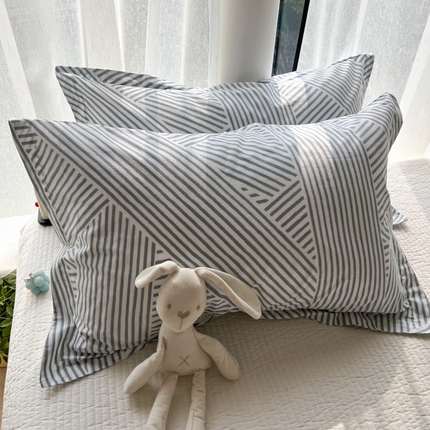 91家纺网 家纺一手货源 找家纺 （总）百寐 2024新款全棉碎花卡通信封开口宜家大枕套