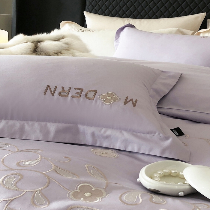 91家纺网 家纺一手货源 找家纺 2024春夏优雅刺绣—阿露莎 阿露莎紫