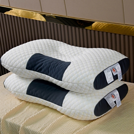 （总）九歌枕芯 2024新款针织棉SPA按摩枕枕头枕芯 立体定型分区按摩枕头