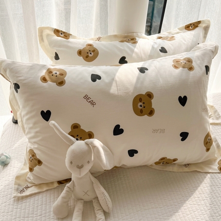 91家纺网 家纺一手货源 找家纺 （总）百寐 2024新款全棉碎花卡通信封开口宜家大枕套