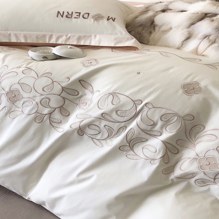 91家纺网 家纺一手货源 找家纺 2024春夏优雅刺绣—阿露莎 阿露莎白