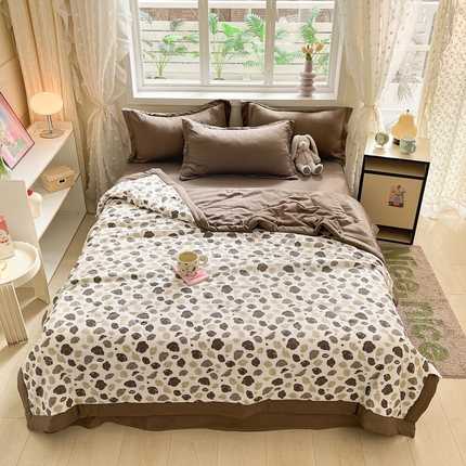 91家纺网 家纺一手货源 找家纺 （总）U被 2025新款水洗双层纱夏凉被子被芯