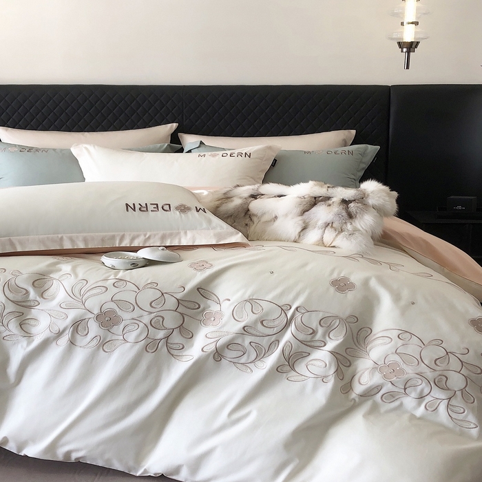 91家纺网 家纺一手货源 找家纺 2024春夏优雅刺绣—阿露莎 阿露莎白