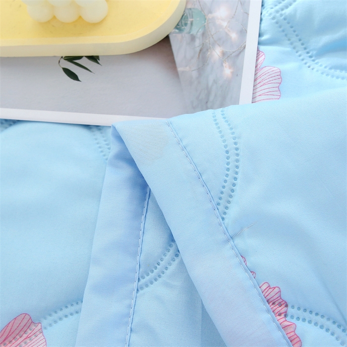 91家纺网 家纺一手货源 找家纺 爱派 2024直播爆款印花水洗棉夏被夏凉被空调被被子被芯 银杏