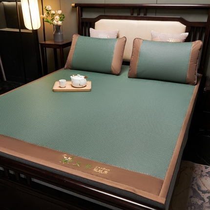 91家纺网 家纺一手货源 找家纺 （总）青雅席业 2025新款半包印尼藤艾草无纺布席