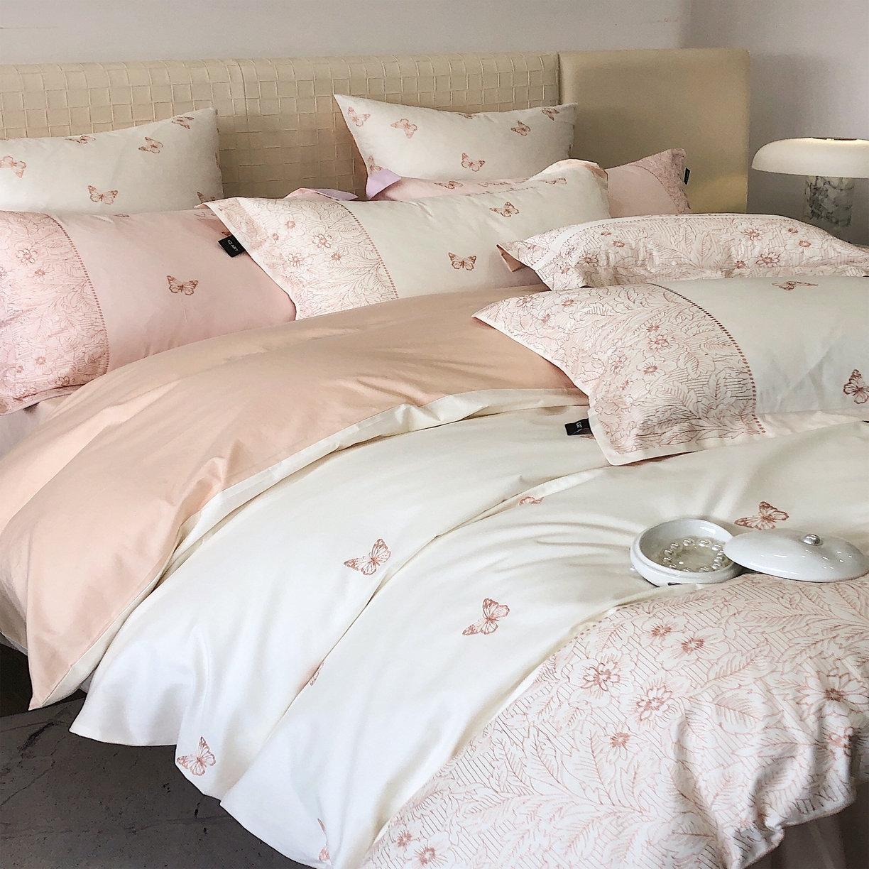 91家纺网 家纺一手货源 找家纺 （总）卡姿家纺 2024春夏优雅刺绣— 莉菲