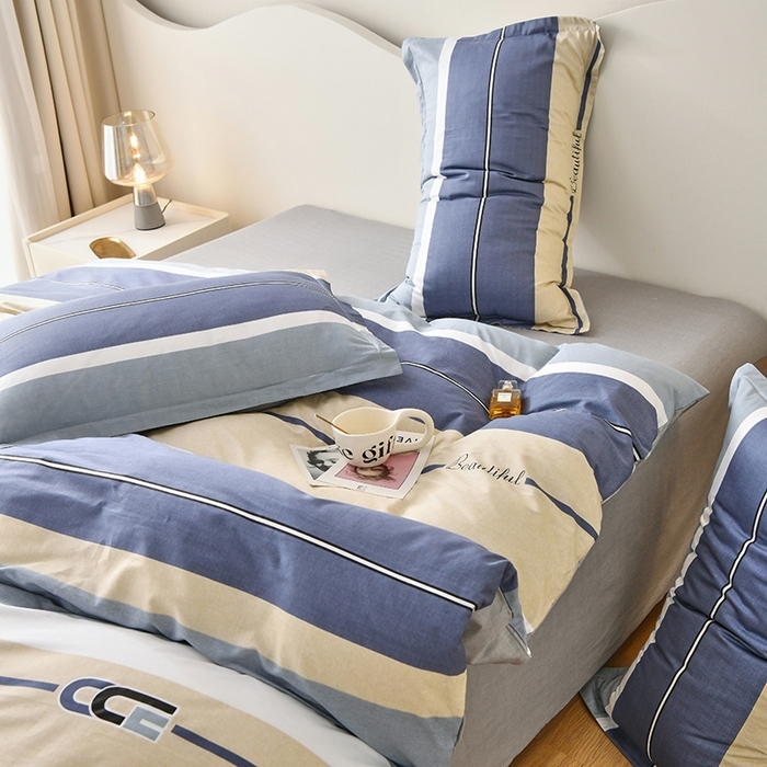 91家纺网 家纺一手货源 找家纺 珂博家纺 2024新款轻柔感全棉印花纯棉四件套 永恒之夜