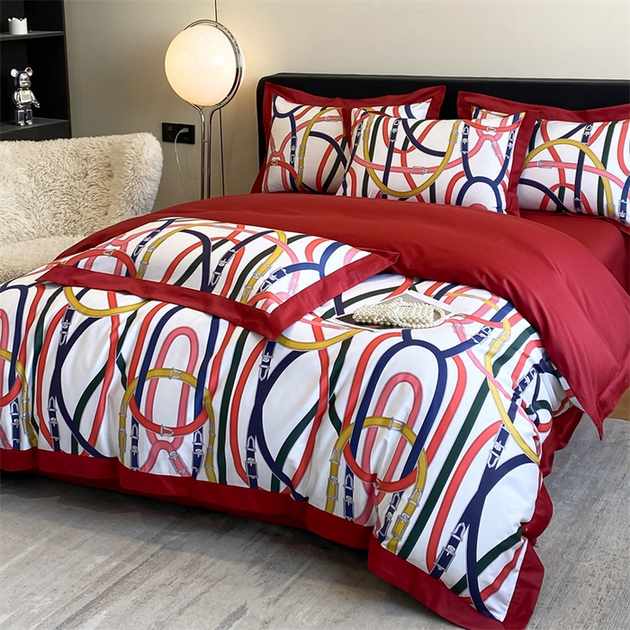 91家纺网 家纺一手货源 找家纺 蓝米卡夫 2024新品-A类100支全棉活性数码拼角款-艾芙琳系列 艾玛