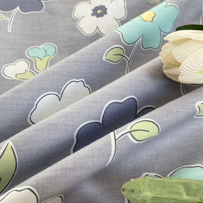 91家纺网 家纺一手货源 找家纺 珂博家纺 2024新款轻柔感全棉印花纯棉四件套 蓝色庄园