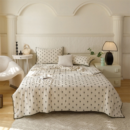 91家纺网 家纺一手货源 找家纺 （总）有货2024新款氨纶凉感丝印花夏被空调被