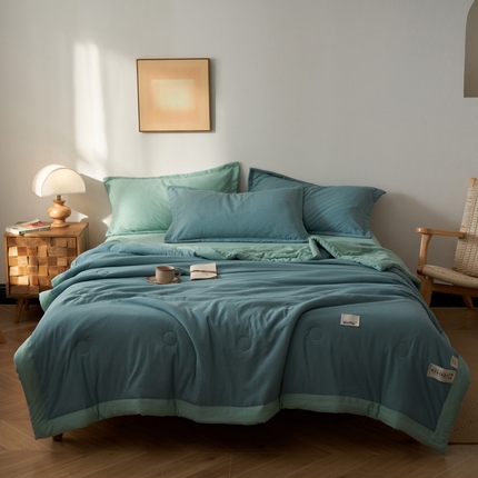 91家纺网 家纺一手货源 找家纺 （总）U被  2025新款【轻盈透气】泡泡纱夏凉被