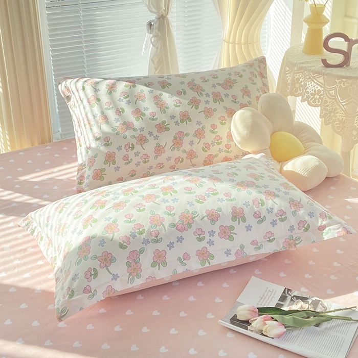 91家纺网 家纺一手货源 找家纺 珂博家纺 2024新款轻柔感全棉印花单全棉被套 世外桃源