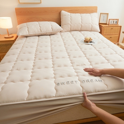 91家纺网 家纺一手货源 找家纺 （总）喜居 2024新款A类原棉抗菌防水床笠200g加厚夹棉床笠