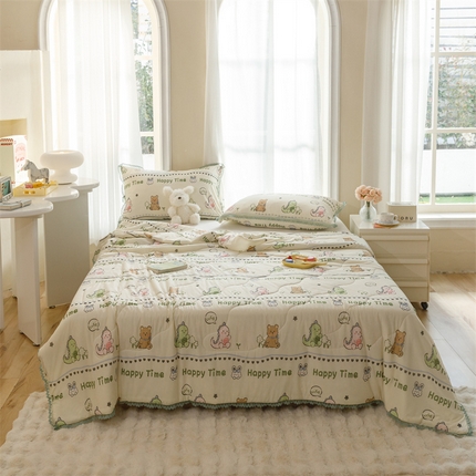 91家纺网 家纺一手货源 找家纺 （总）有货2024新款氨纶凉感丝印花夏被空调被