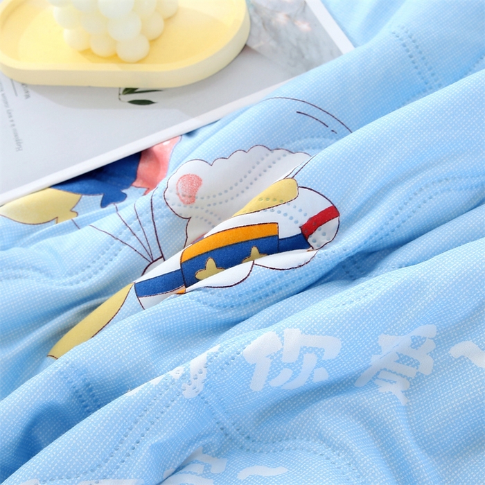 91家纺网 家纺一手货源 找家纺 爱派 2024直播爆款印花水洗棉夏被夏凉被空调被被子被芯 宇航熊