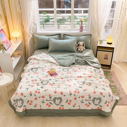 91家纺网 家纺一手货源 找家纺 （总）U被 2025新款水洗双层纱夏凉被子被芯