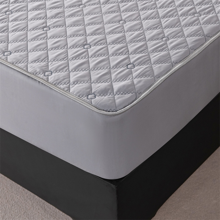 91家纺网 家纺一手货源 找家纺 OL家纺 2024新款单品天丝纯色床笠 灰色