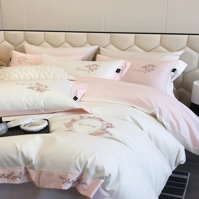 91家纺网 家纺一手货源 找家纺 2024春夏优雅刺绣— 莎莉 莎莉白