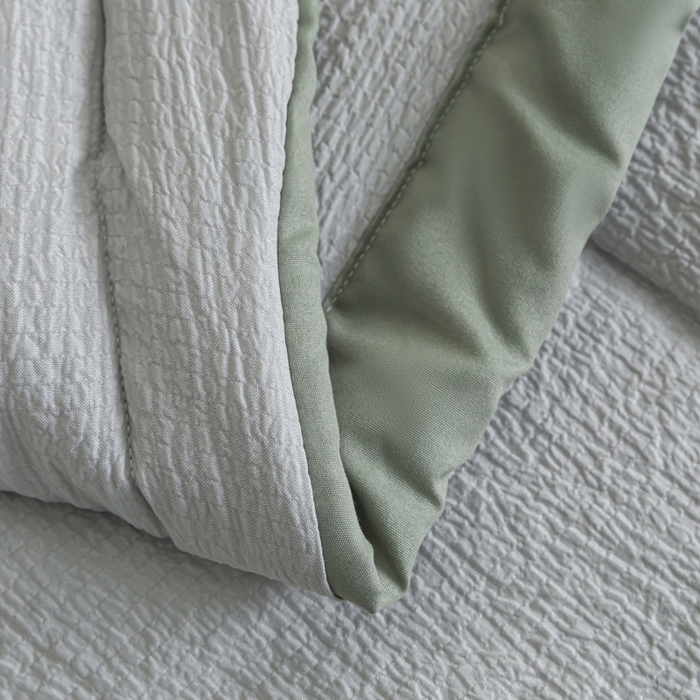 91家纺网 家纺一手货源 找家纺 梦初语 2024新款泡泡棉解压小气囊夏被 灰色