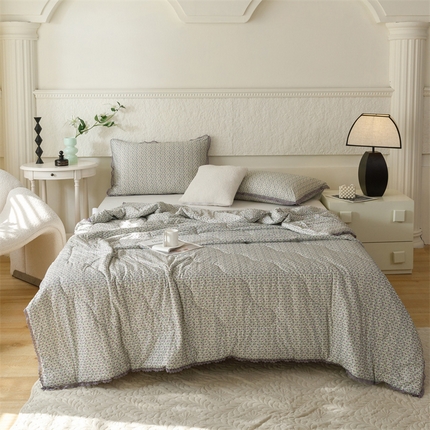 91家纺网 家纺一手货源 找家纺 （总）有货2024新款氨纶凉感丝印花夏被空调被