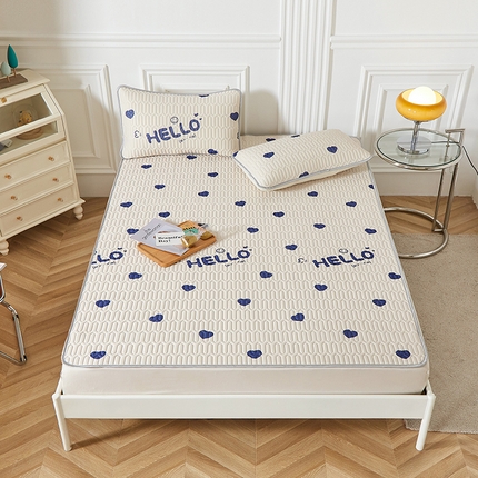 91家纺网 家纺一手货源 找家纺 （总）富馨莱 2024新款乳胶凉席席子正宗0.5厚度