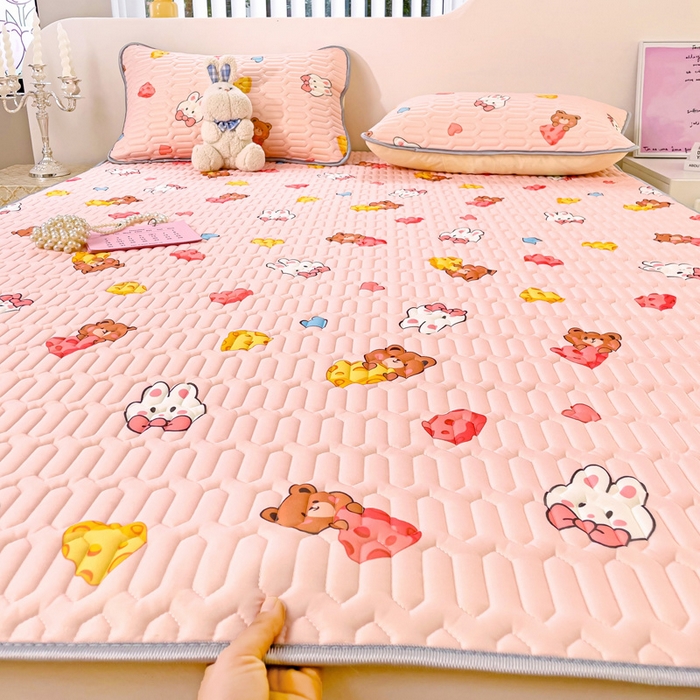 91家纺网 家纺一手货源 找家纺 （总）富馨莱 2024新款乳胶凉席席子正宗0.5厚度