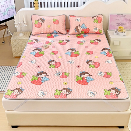 91家纺网 家纺一手货源 找家纺 （总）富馨莱 2024新款乳胶凉席席子正宗0.5厚度