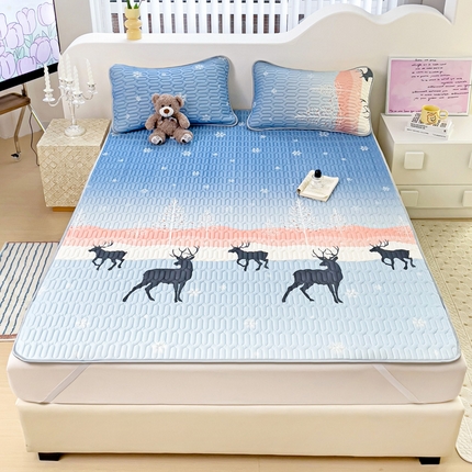 91家纺网 家纺一手货源 找家纺 （总）富馨莱 2024新款乳胶凉席席子正宗0.5厚度