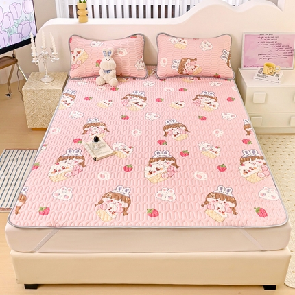 91家纺网 家纺一手货源 找家纺 （总）富馨莱 2024新款乳胶凉席席子正宗0.5厚度