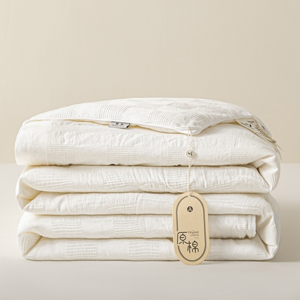 91家纺网 家纺一手货源 找家纺 （总）莱登卡奴 2024新款全棉A类水洗棉提花豆朴被