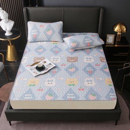 91家纺网 家纺一手货源 找家纺 （总）富馨莱 2024新款乳胶凉席席子正宗0.5厚度