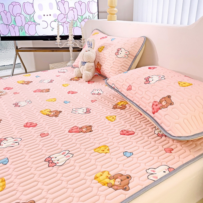 91家纺网 家纺一手货源 找家纺 （总）富馨莱 2024新款乳胶凉席席子正宗0.5厚度