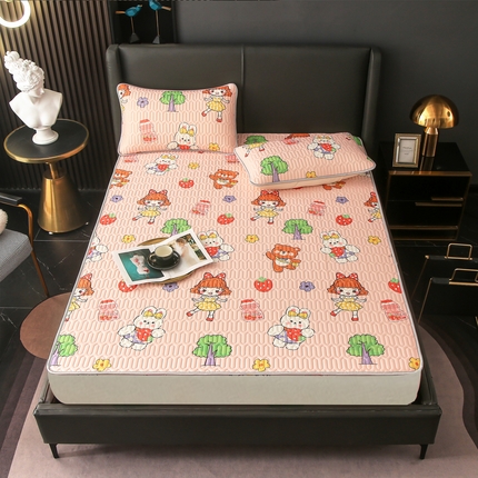 91家纺网 家纺一手货源 找家纺 （总）富馨莱 2024新款乳胶凉席席子正宗0.5厚度