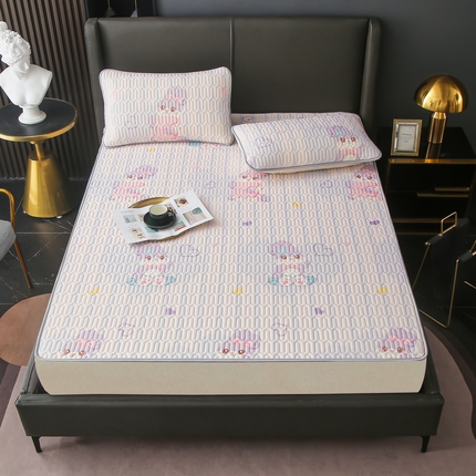 91家纺网 家纺一手货源 找家纺 （总）富馨莱 2024新款乳胶凉席席子正宗0.5厚度